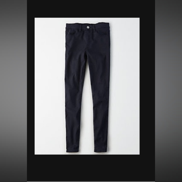 American Eagle Outfitters Dark Navy High Rise Jeggings - Picture 1 of 5